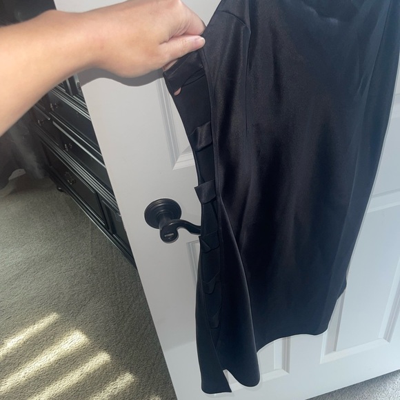 NEW Fleur Du Mal 100% Silk Charmeuse Adjustable Straps Cut-outs Side Detail Lrg - Picture 11 of 14